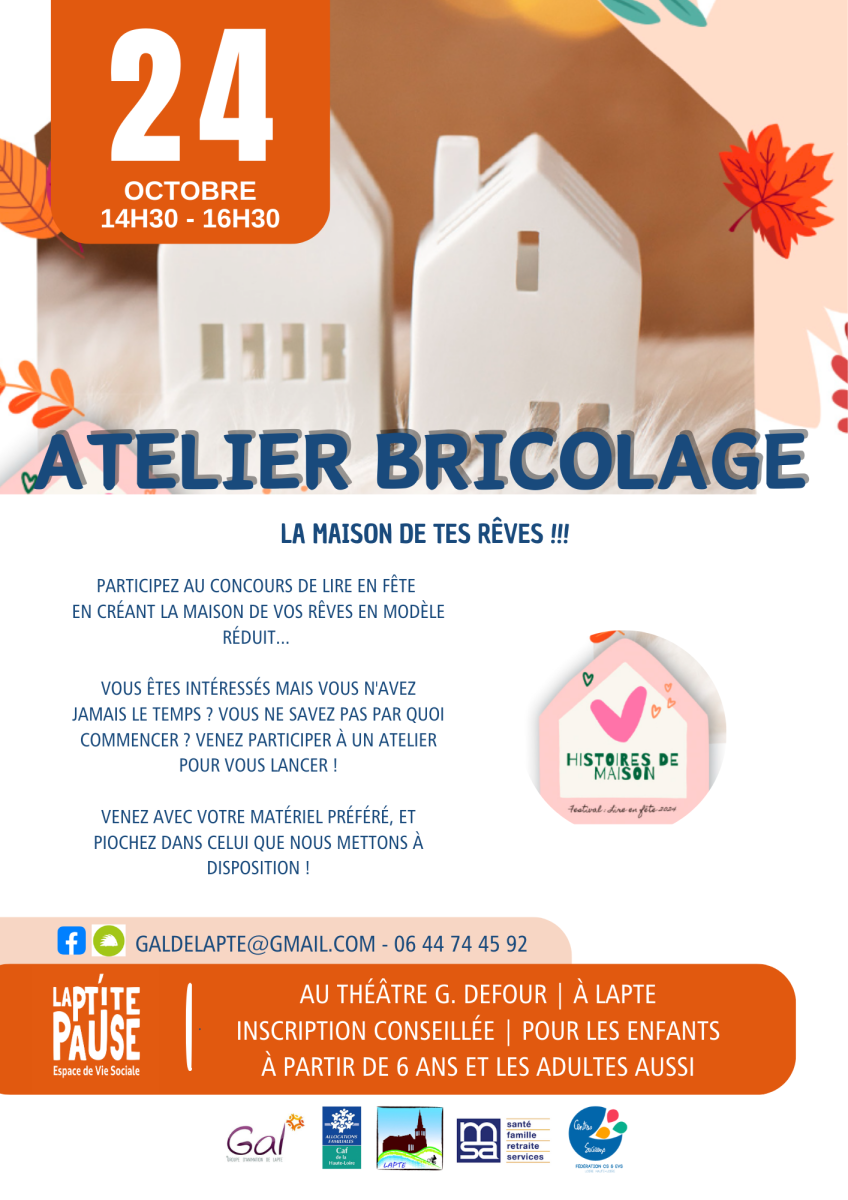 GAL DE LAPTE -  LAPT'ITE PAUSE : Atelier Bricolage