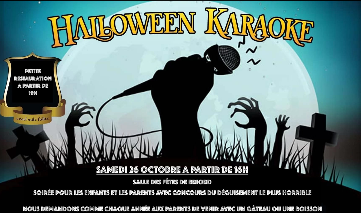 Halloween du Sou des écoles à la salle des fêtes de Briord