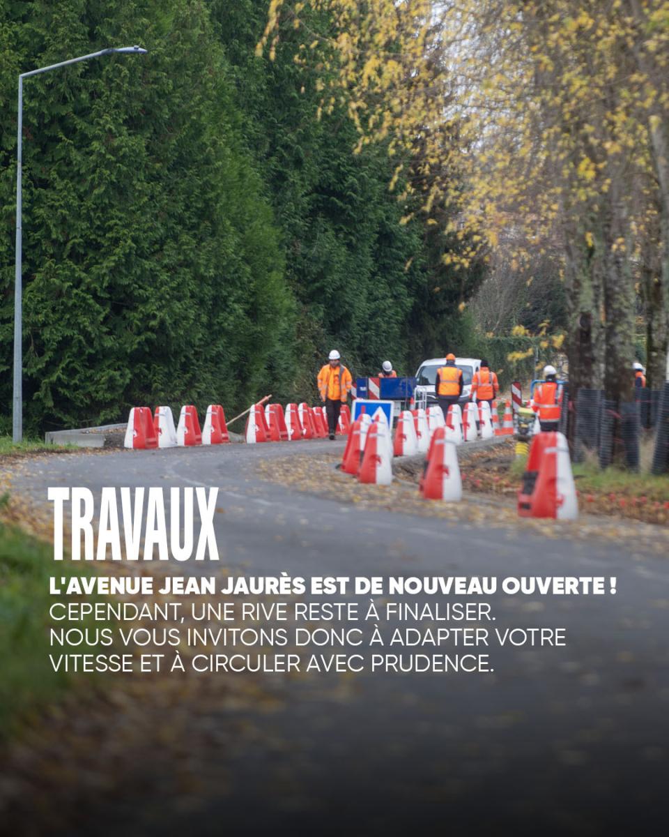 🚧  Réouverture de l'avenue Jean Jaurès !