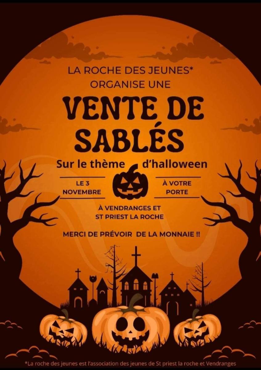 Vente de sablés par 