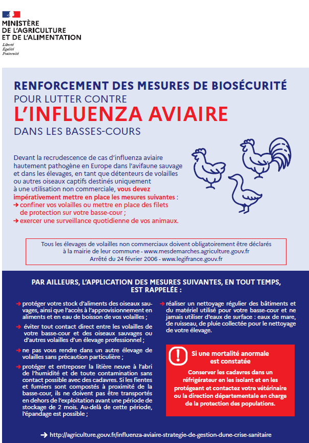 INFLUENZA AVIAIRE