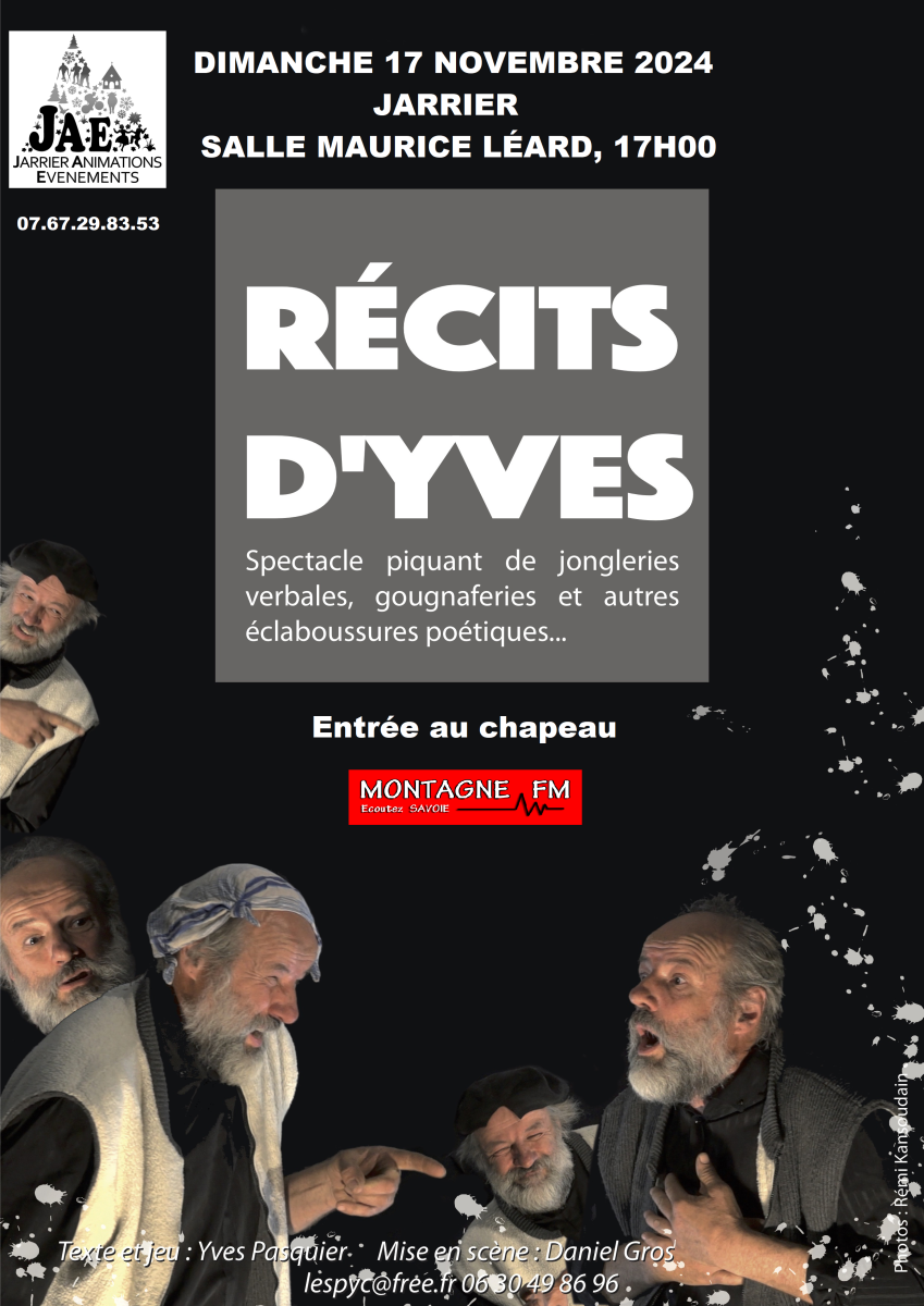 LES RÉCITS D'YVES DIMANCHE 17 NOVEMBRE