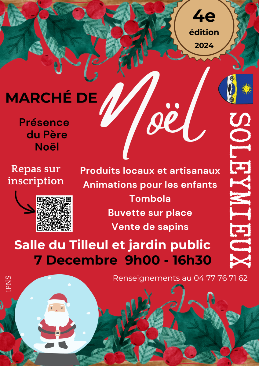 Marché de Noël sur Soleymieux