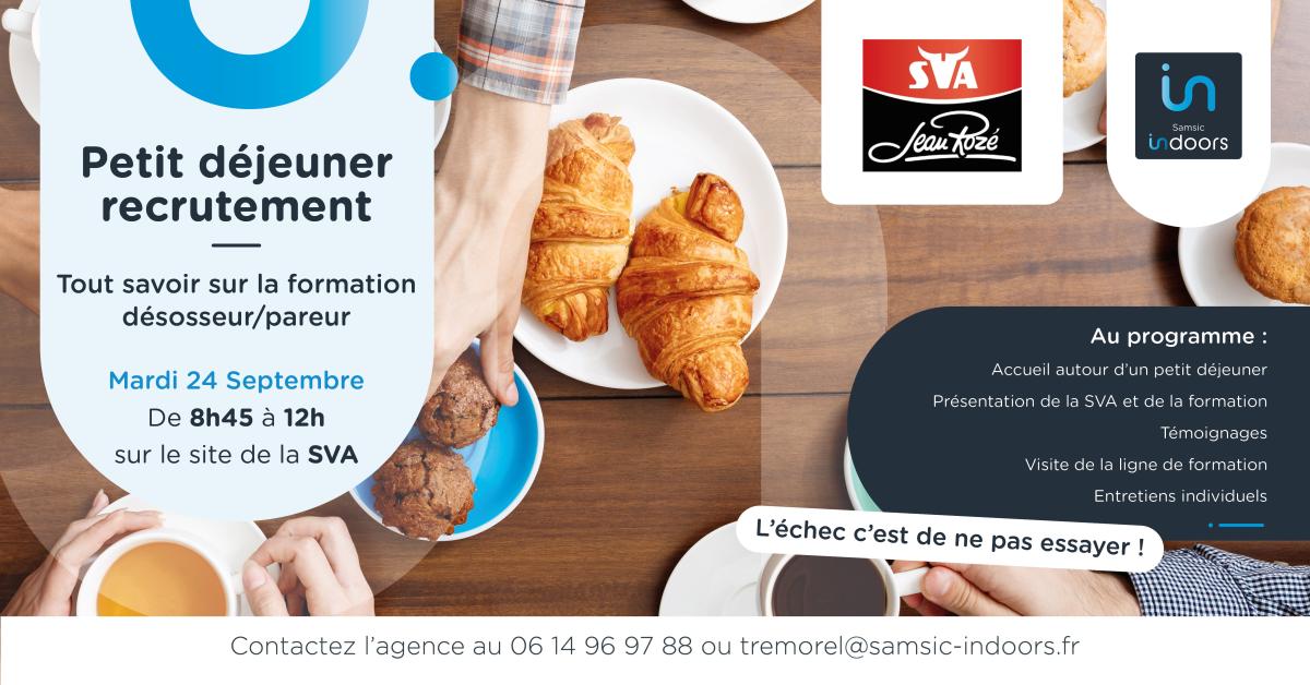 Petit déjeuner recrutement, le 24/09