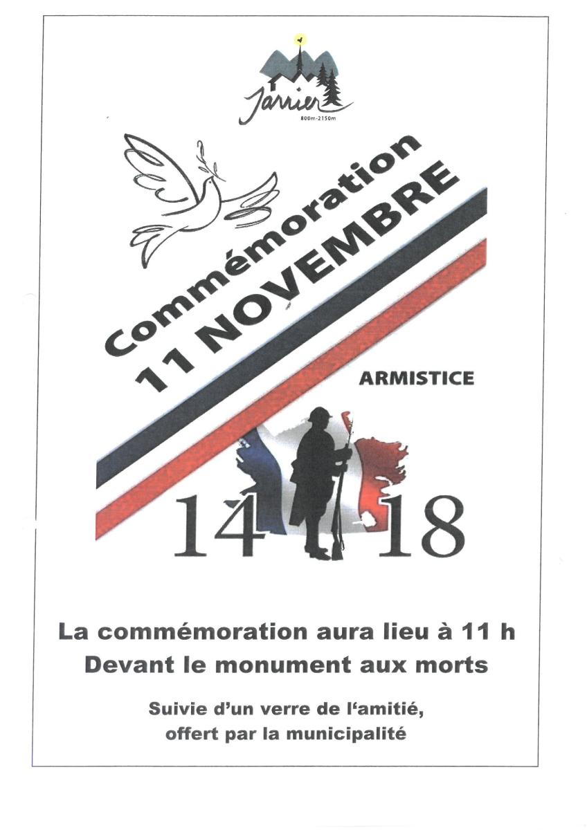 COMMÉMORATION DU 11 NOVEMBRE