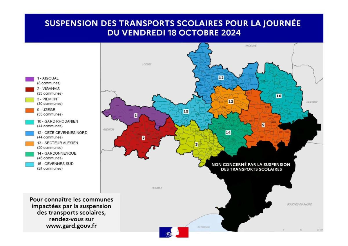 Demain : SUSPENSION TRANSPORTS SCOLAIRES - ECOLES OUVERTES