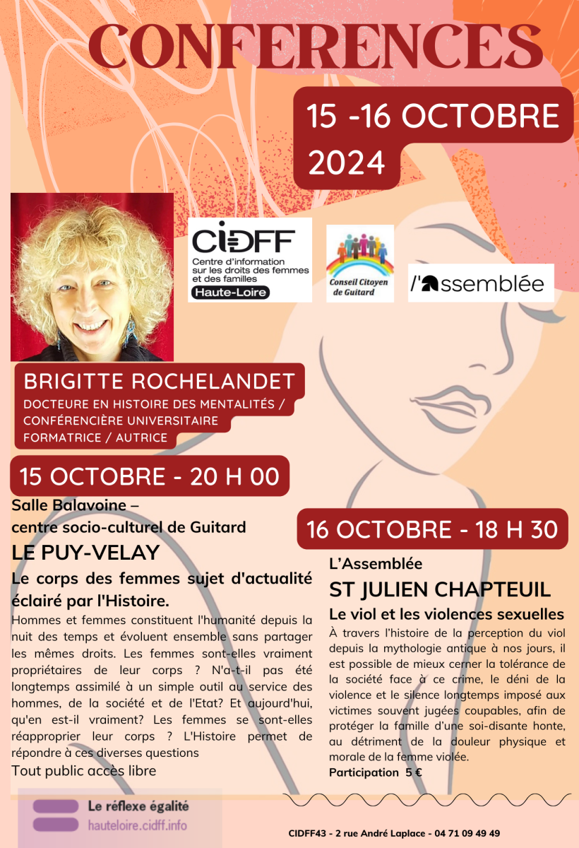 Conférence de Brigitte Rochelandet