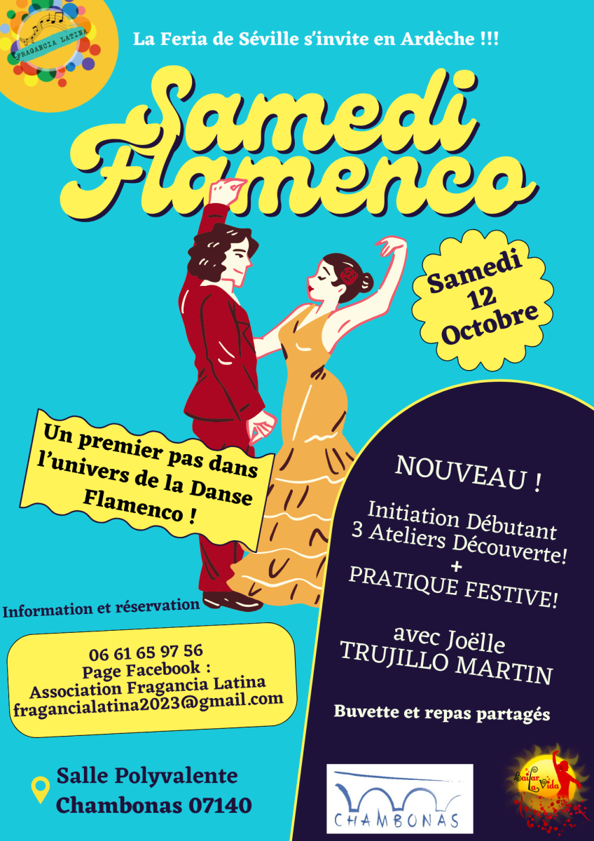 Stage de Flamenco Samedi 12 Octobre