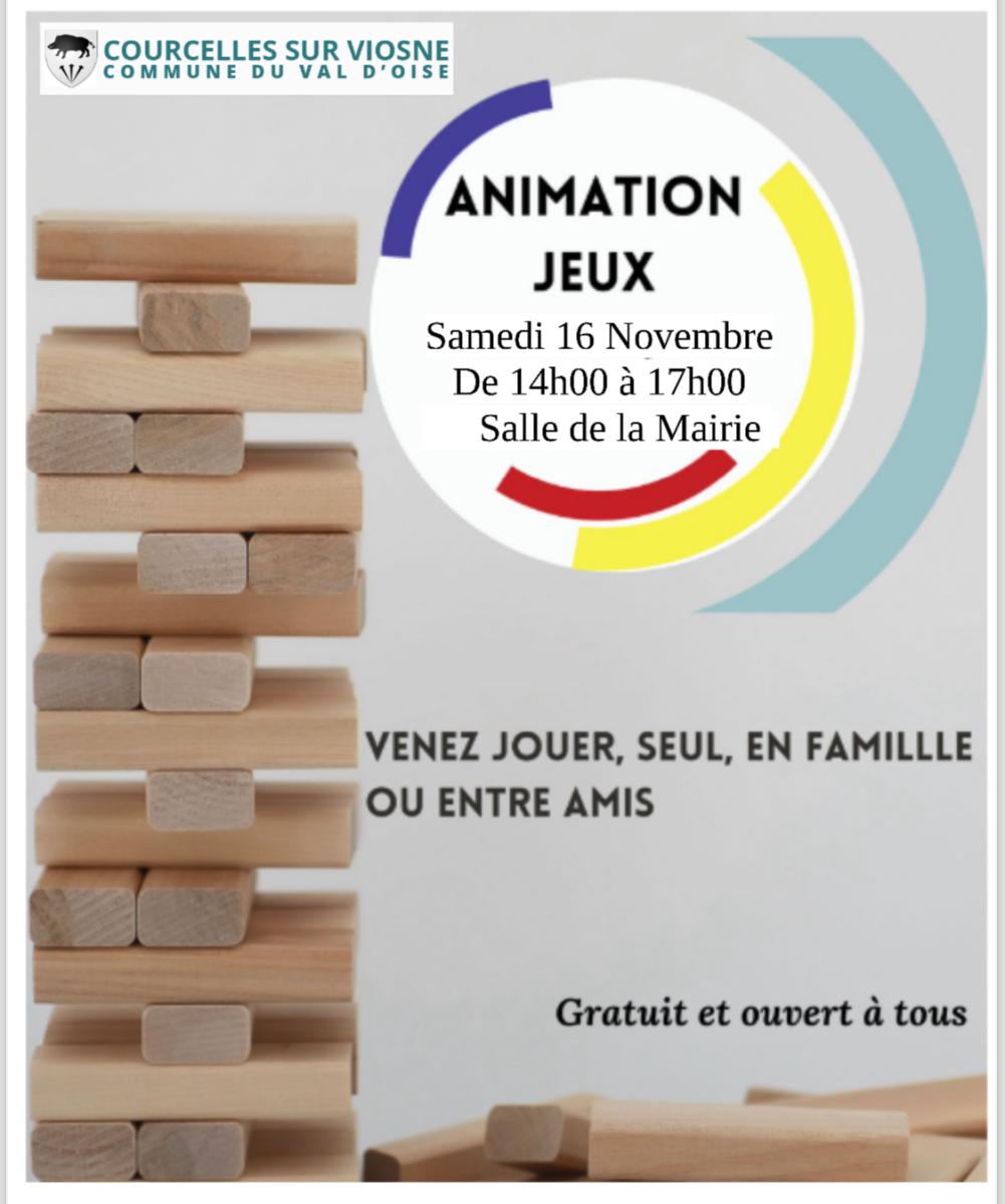 Accueil jeux le 16 novembre