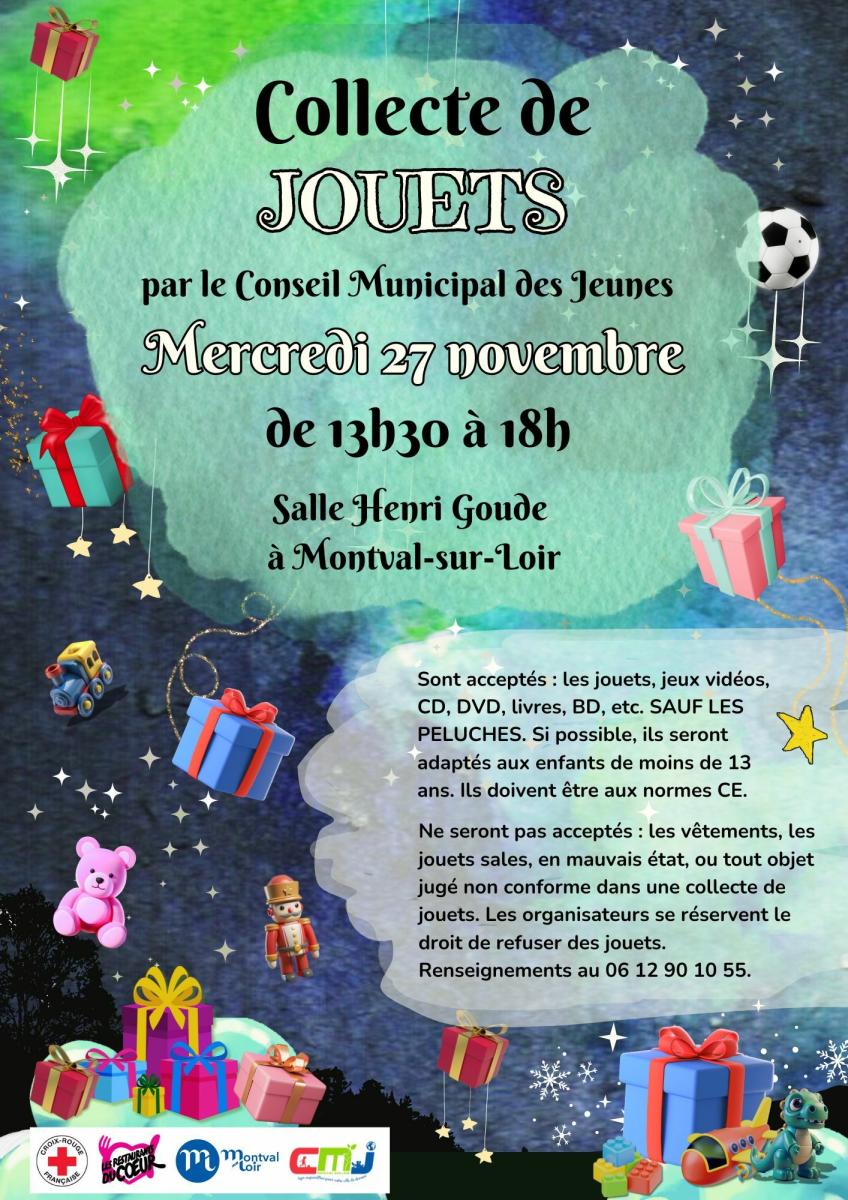 MONTVAL-SUR-LOIR // Collecte de jouets