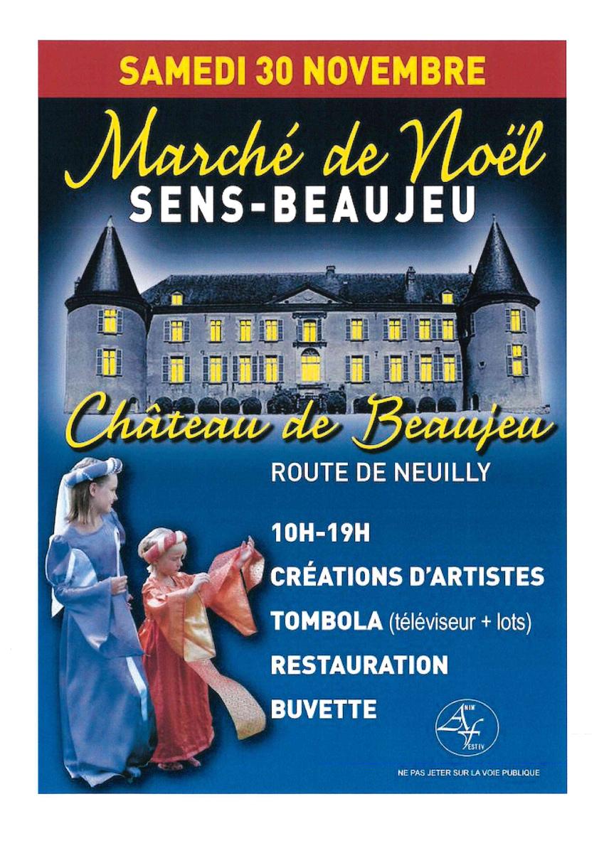 Marché de Noël à Sens-Beaujeu