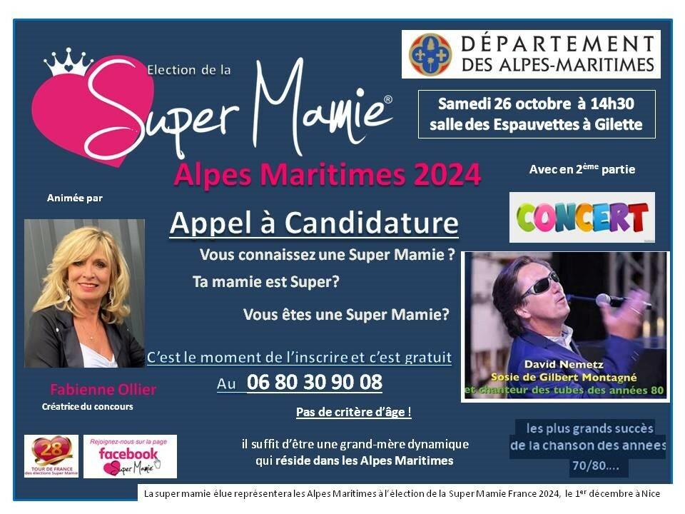 Election Super Mamie des Alpes Maritimes 2024