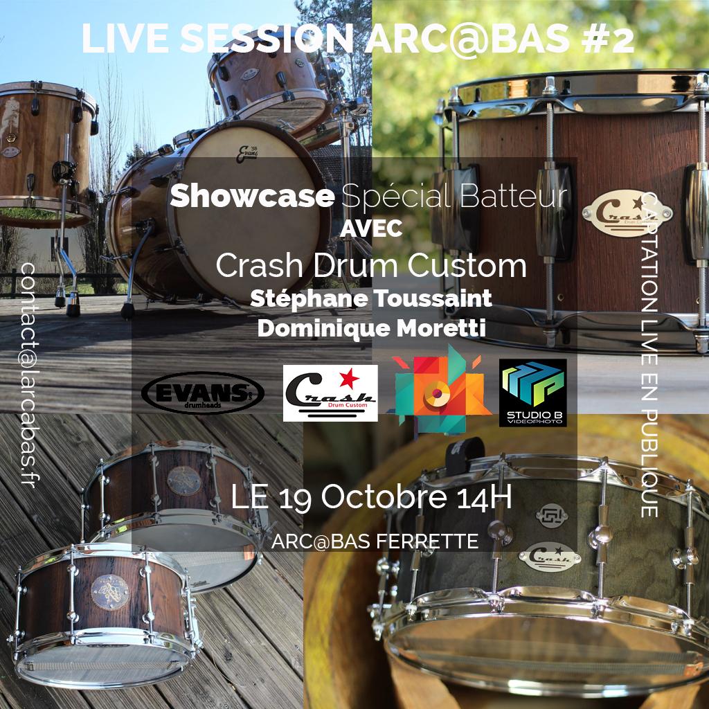 19/10 : Showcase Batterie à Arcabas Ferrette