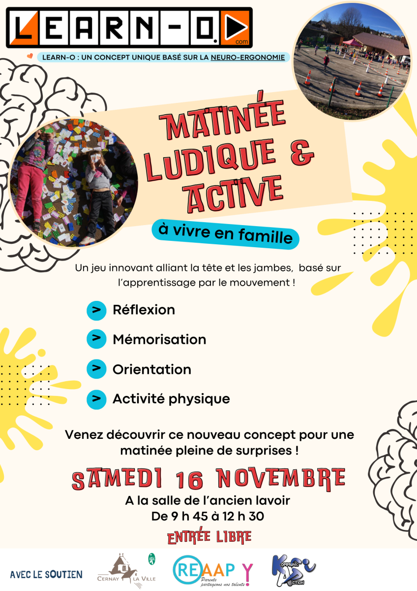 Envie d’une activité physique, ludique à vivre en famille 😁