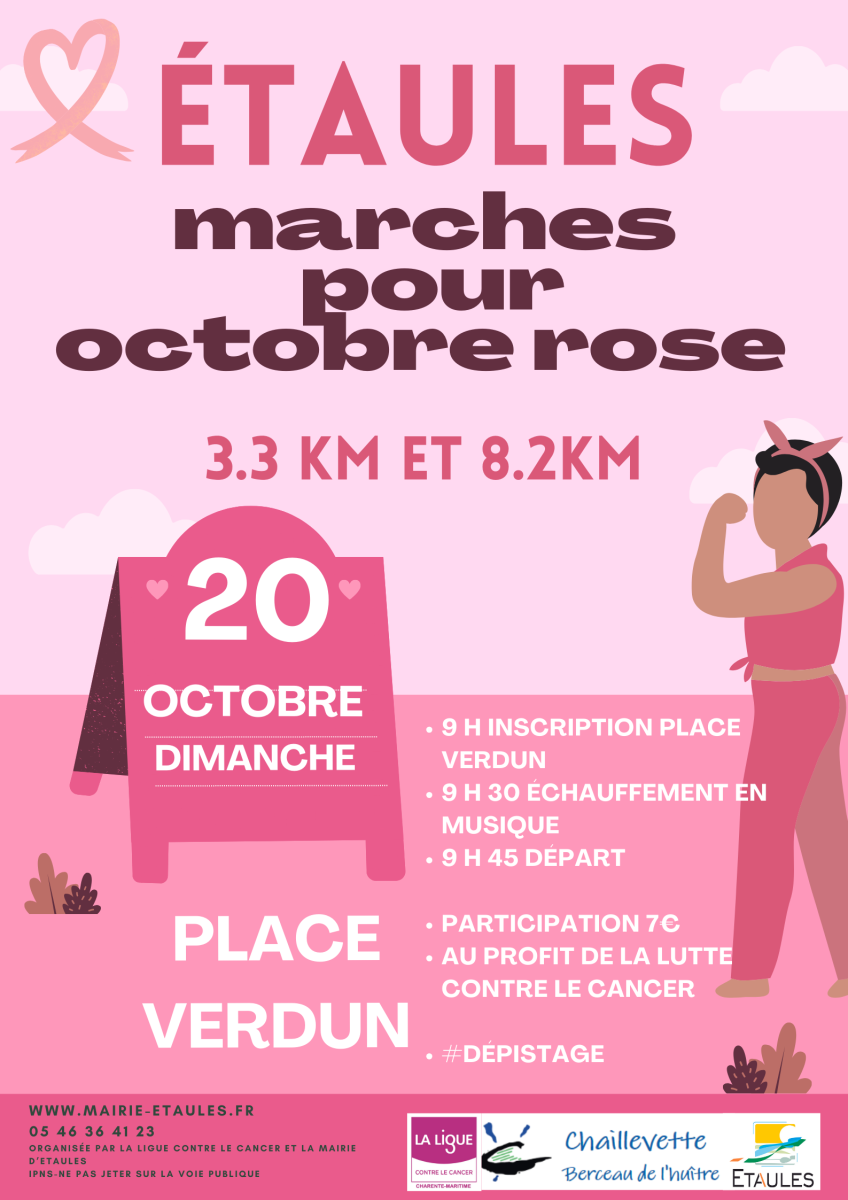 ANIMATION / MARCHES POUR OCTOBRE ROSE💟