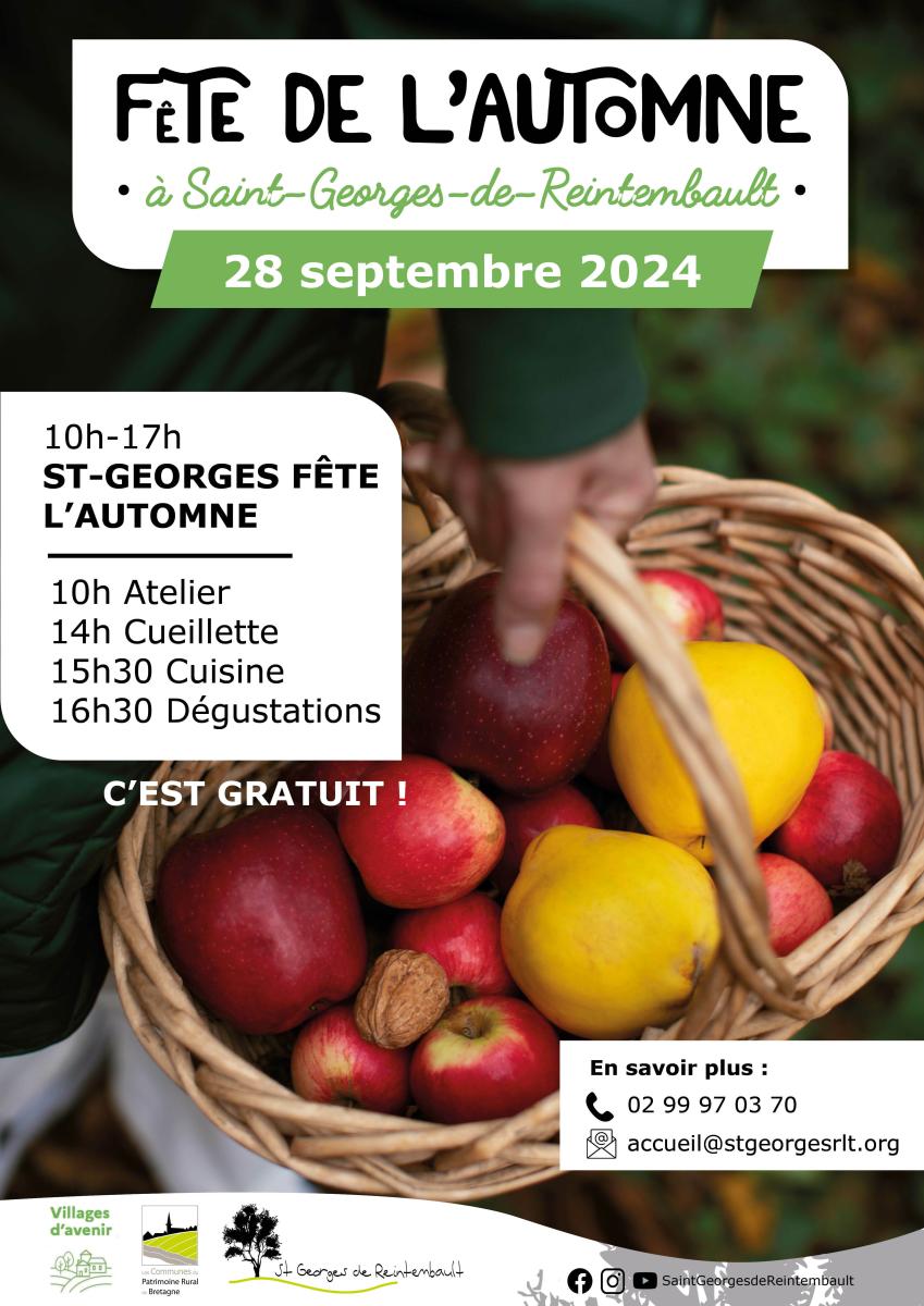 Fête de l'automne à St Georges de Rlt : samedi 28 septembre (1/1)