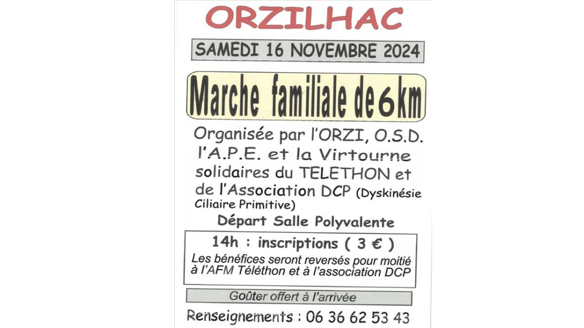 Téléthon marche familiale