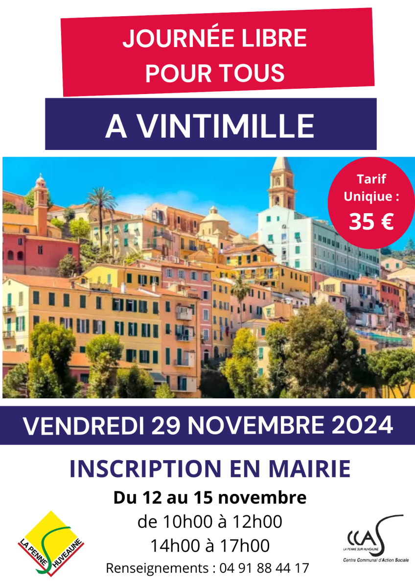 Journée Libre à Vintimille