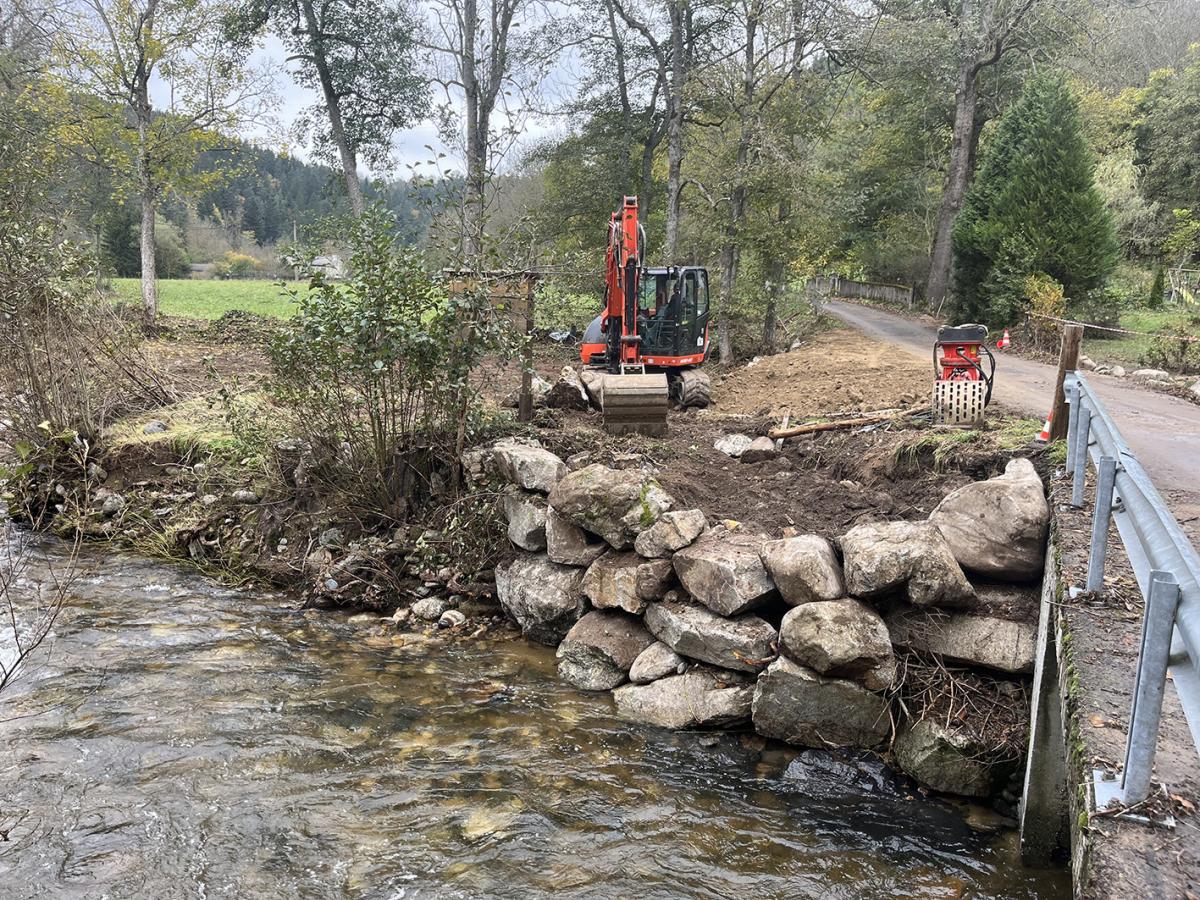 Intervention au Chambonnet de Versilhac