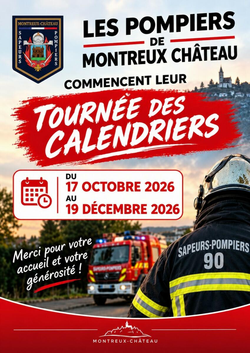 Tournée des calendriers des pompiers