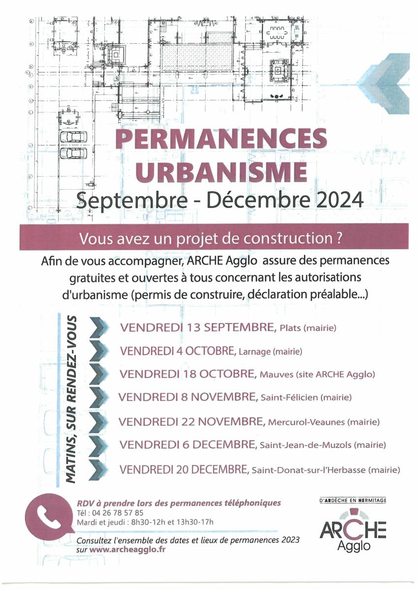 PERMANENCES URBANISME