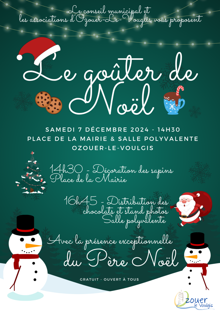 🧁Invitation au Goûter de Noël ! 🍭