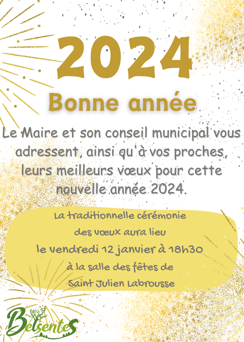 Actualités - BONNE ANNEE 2024 - Actualité illiwap de Mairie de  Blies-Ebersing