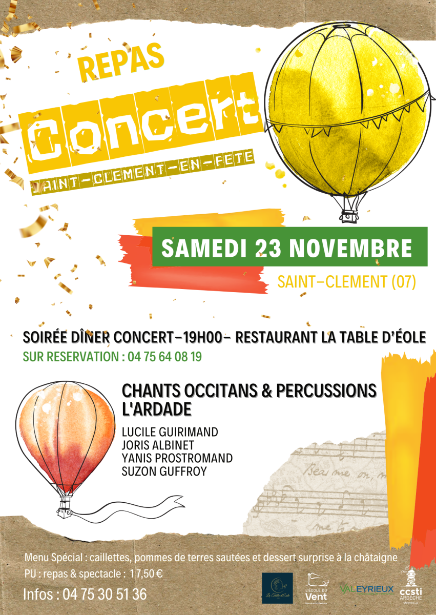 Saint-Clément en fête le 23 novembre