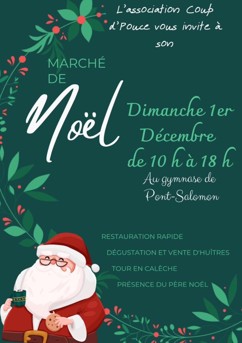 Marché de Noël de Coup d'Pouce le 1er décembre