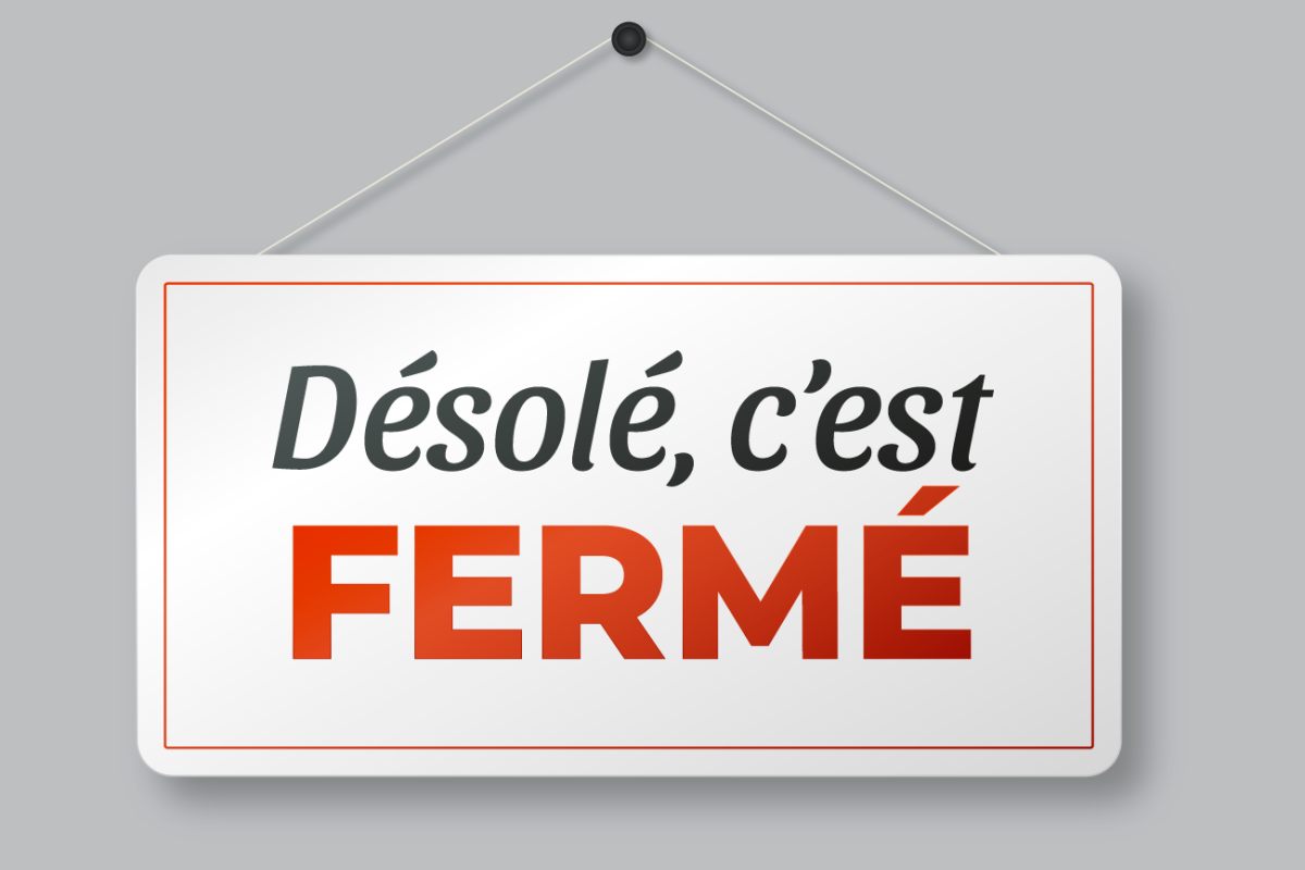 Mairie fermée lundi 26 aout