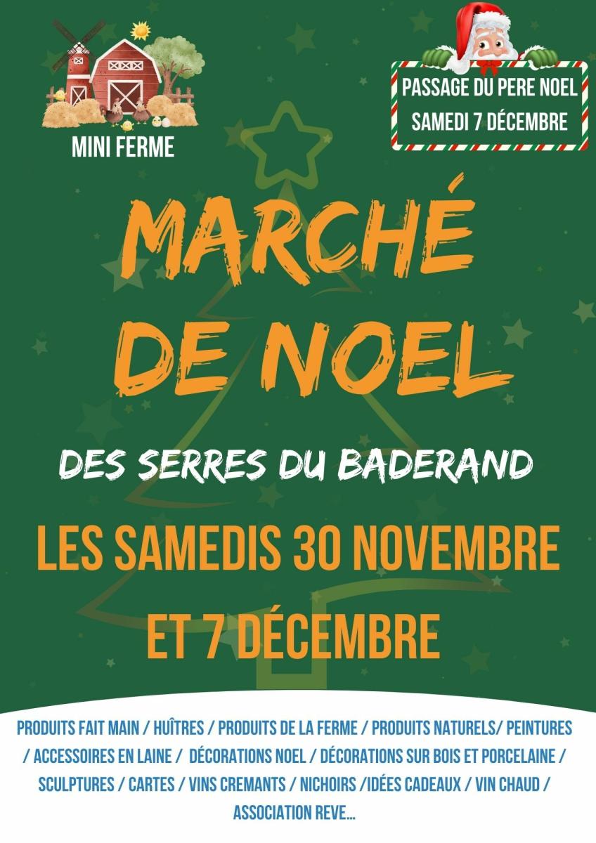 MARCHÉ DE NOËL 30 NOVEMBRE ET 7 DÉCEMBRE