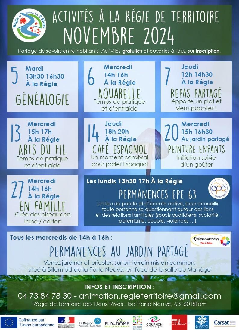 PROGRAMME REGIE DU TERRITOIRE