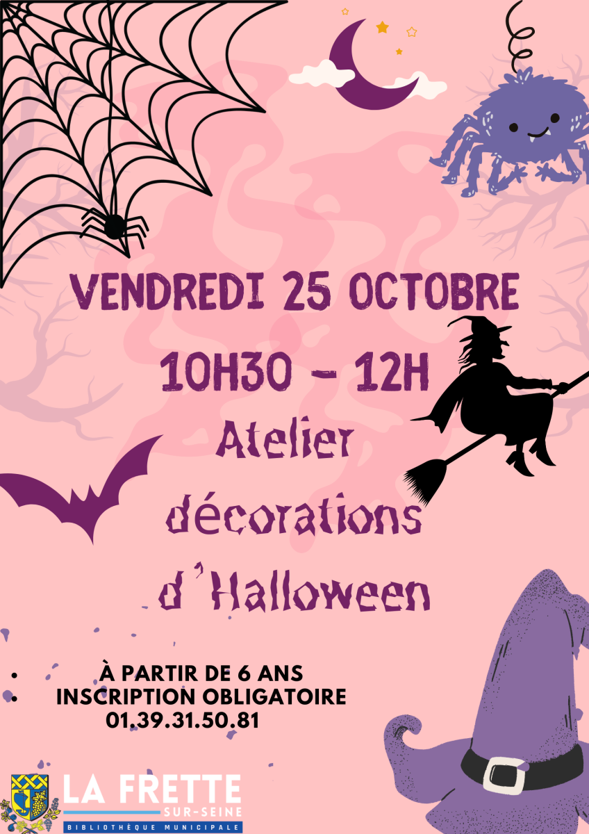 Atelier décorations d'halloween