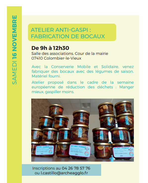 Atelier Bocaux - Colombier le Vieux