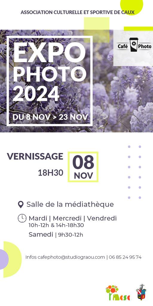 MEDIATHEQUE : expo photos, vernissage le 8/11 à 18h30