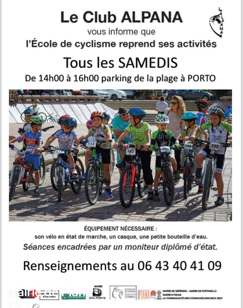 Reprise des cours de vélo