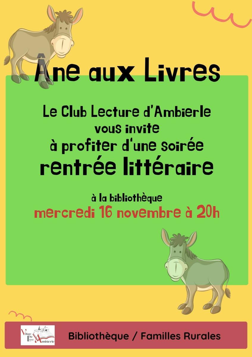 Club lecture de la médiathèque municipale