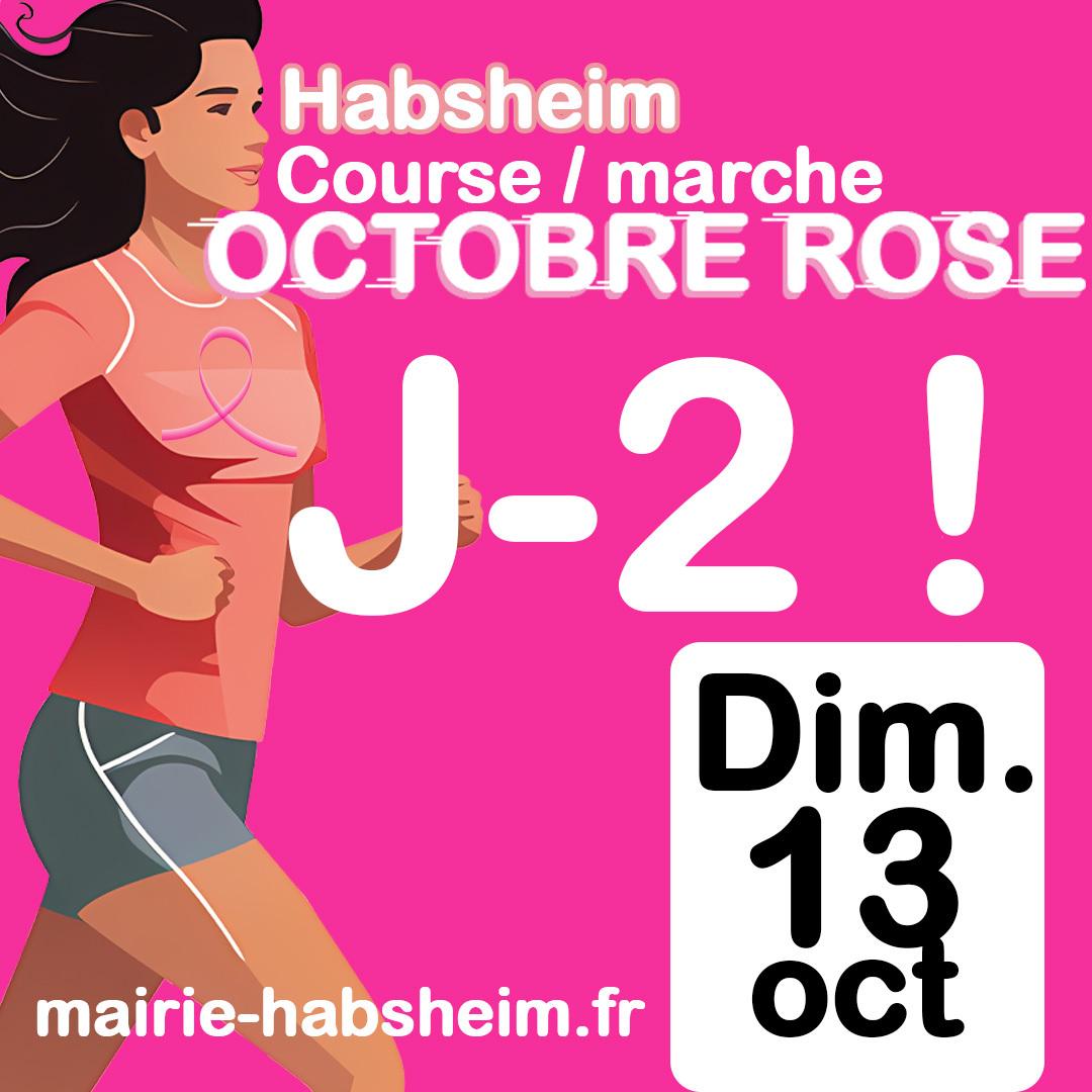 👟💗​​​​​​​ Course/marche Octobre Rose, ce dim. à Habsheim !