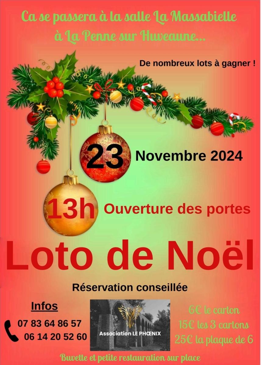 Loto de Noël de l'association Le Phoenix