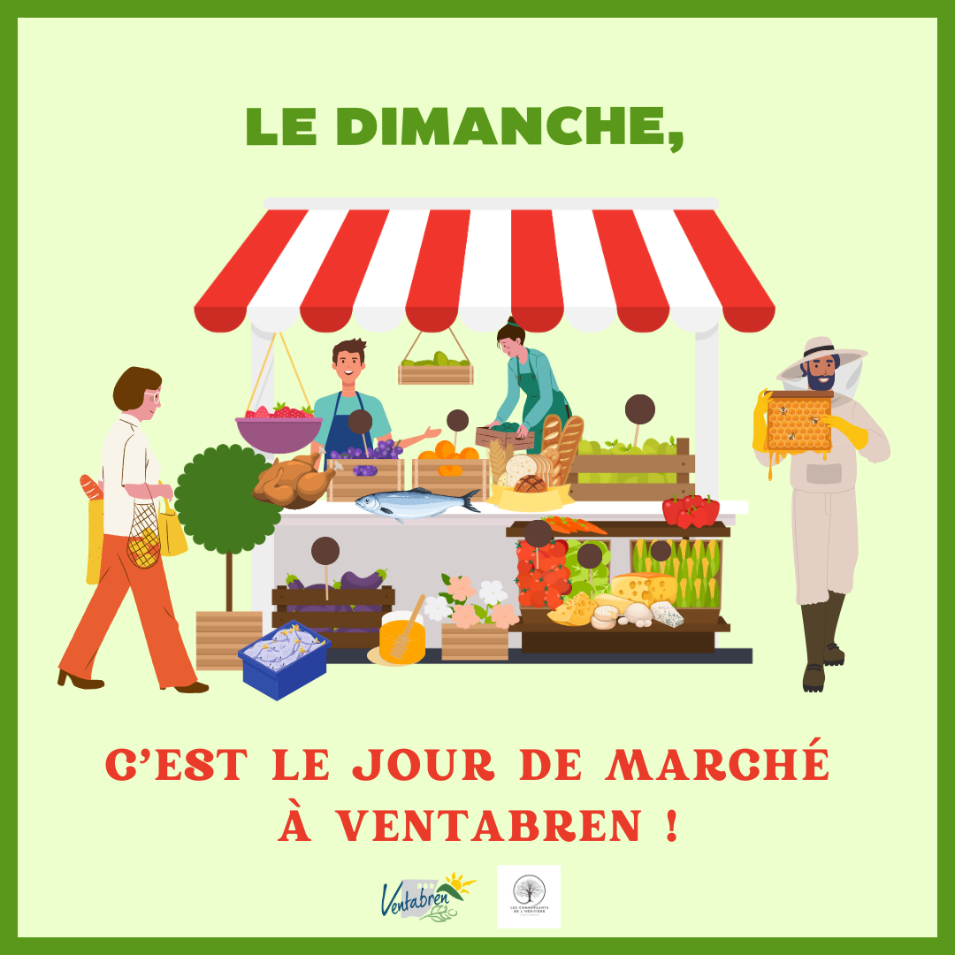 🌞 Rendez-vous dimanche au marché de Ventabren ! 🌞