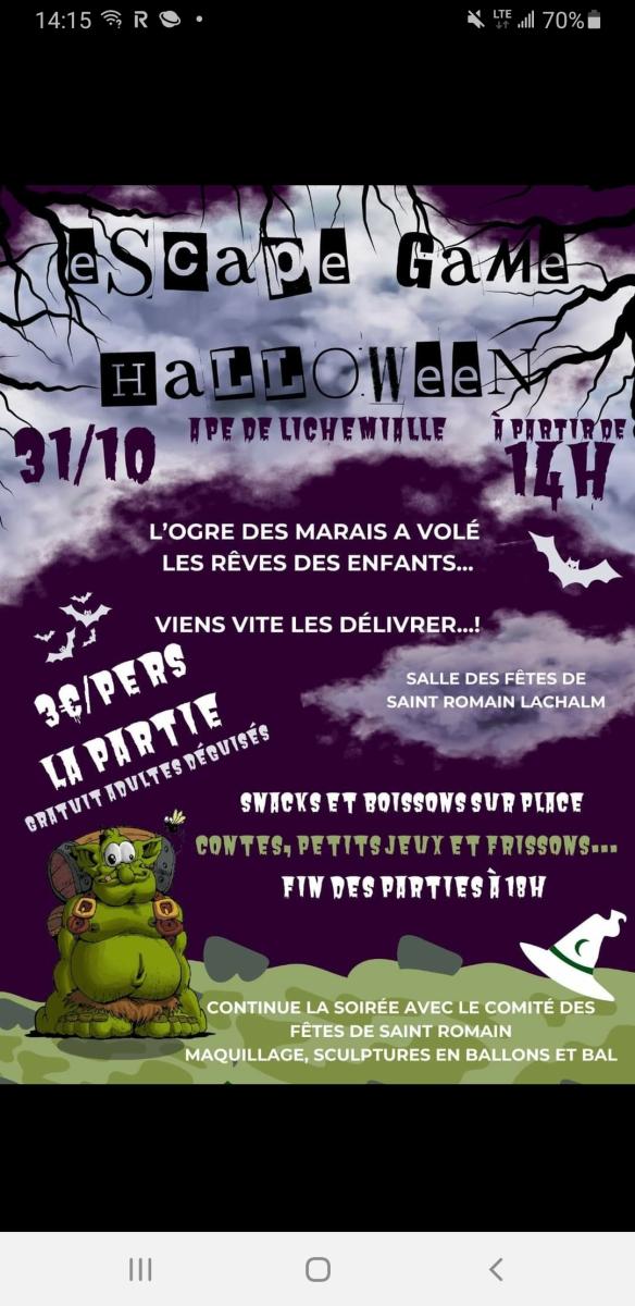 ANIMATIONS POUR TOUS LE 31 OCTOBRE