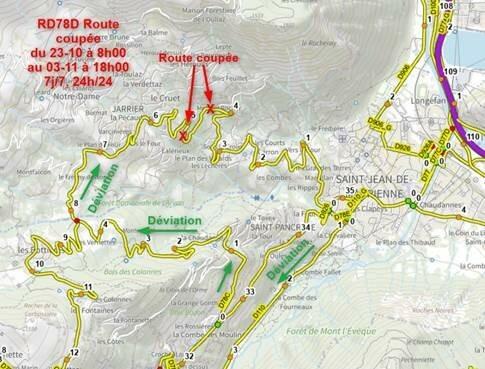 RESTRICTIONS DE CIRCULATION SUR LA COMMUNE DE JARRIER