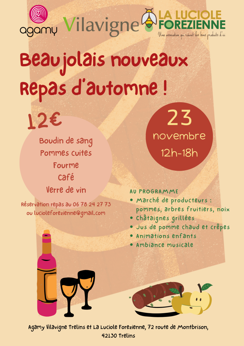 Beaujolais nouveau le 23 novembre