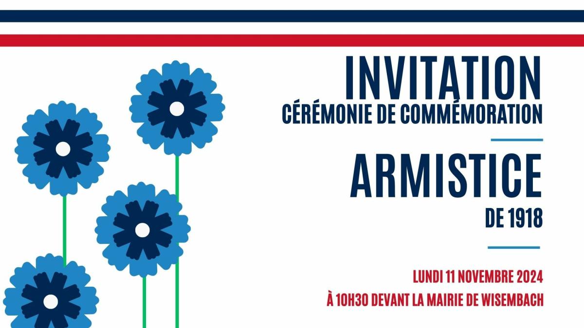 Invitation cérémonie du 11 novembre