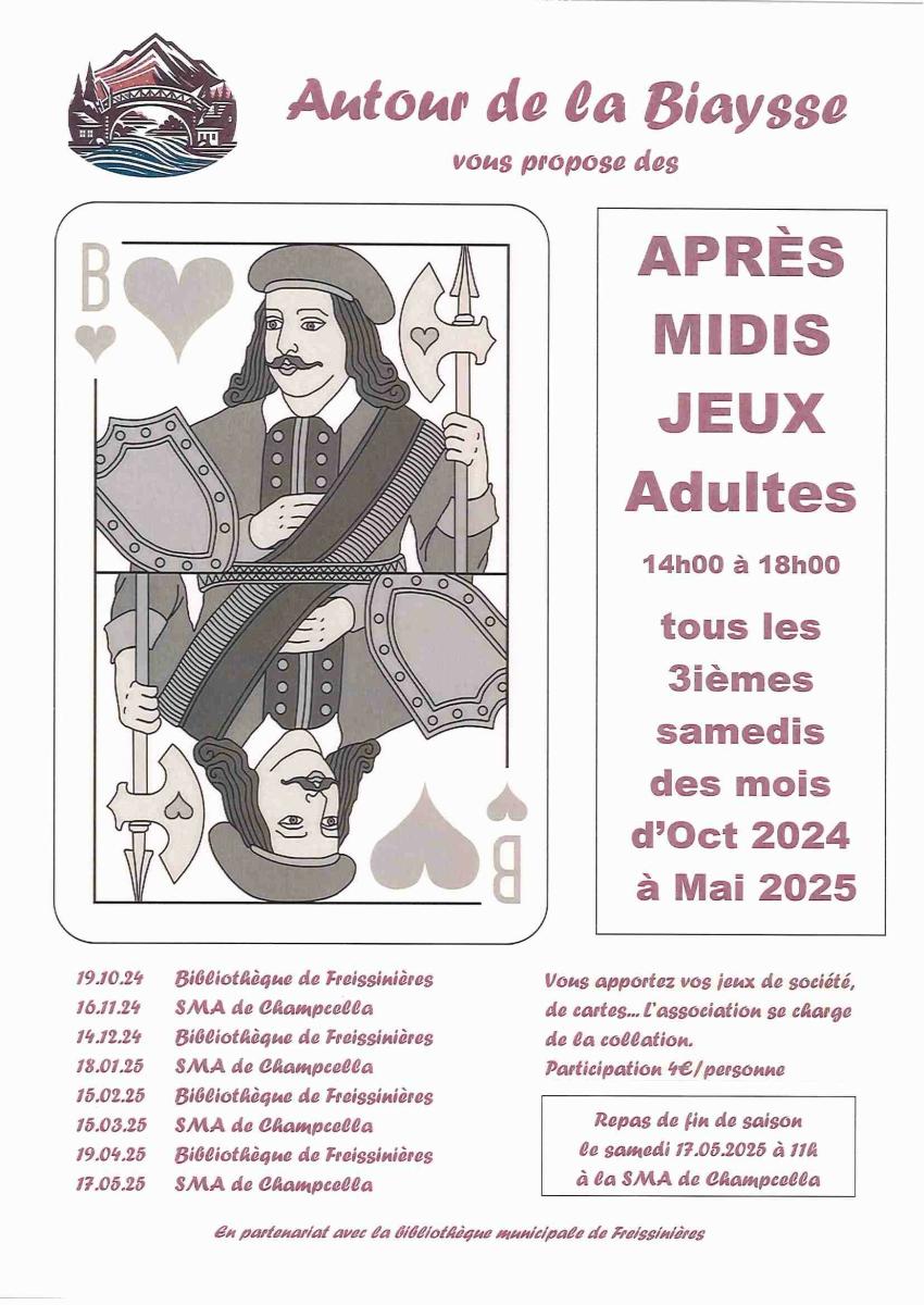 Après-midis jeux Adultes (1/1)