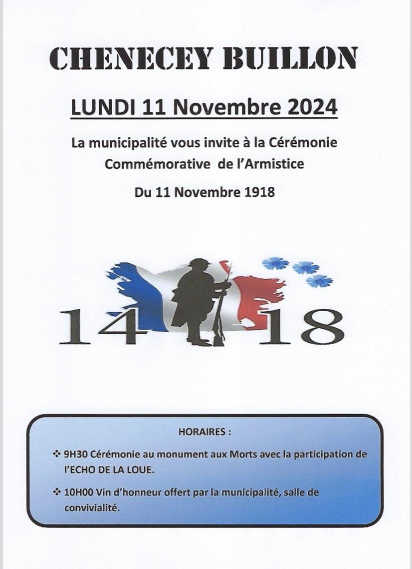 Cérémonie du 11 novembre