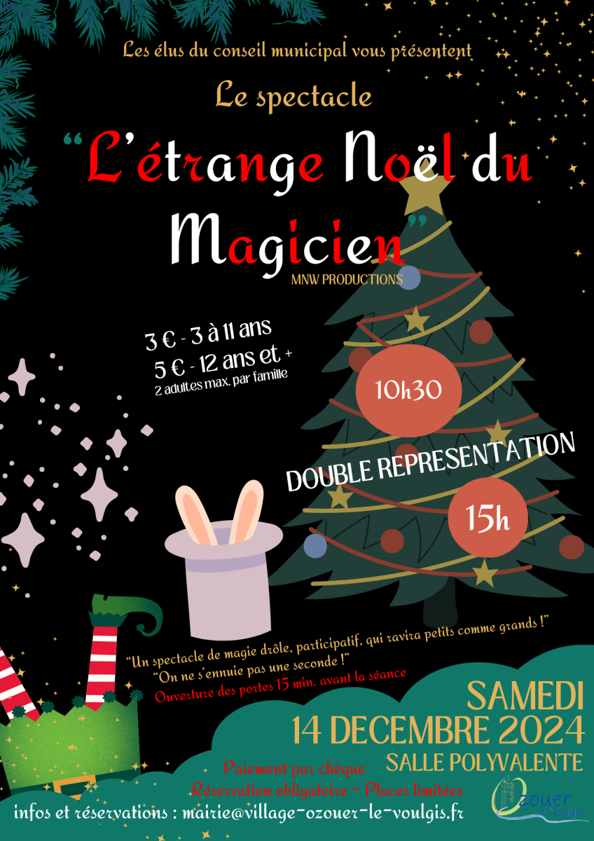 🎄 Spectacle de Noël 🪄