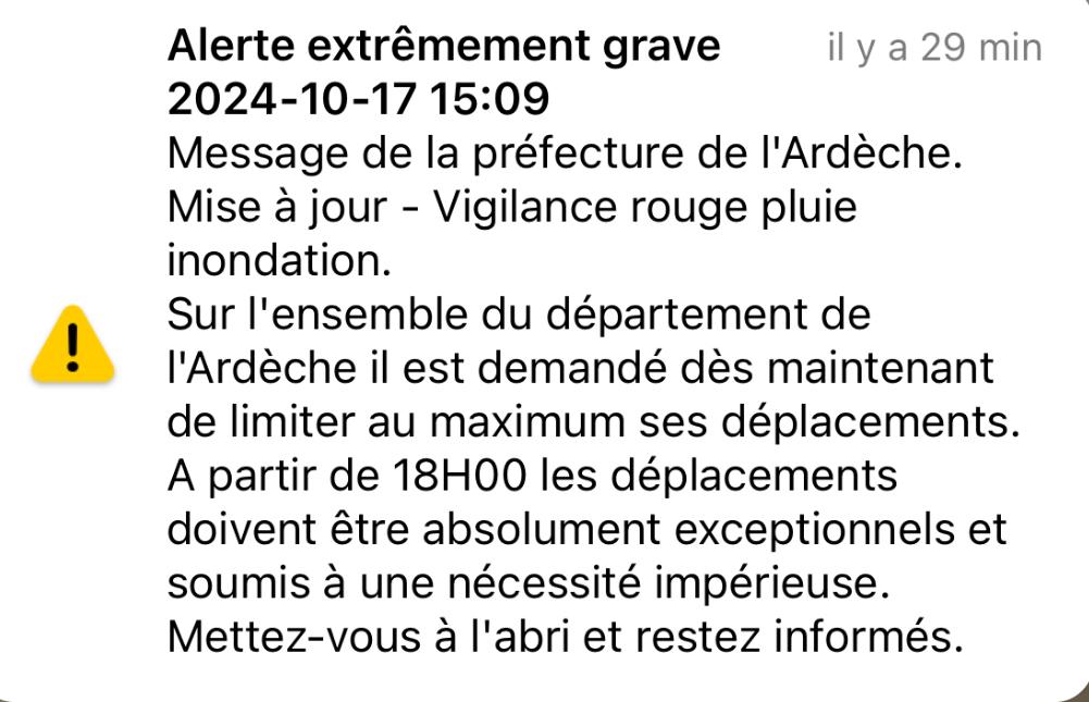 INFOS INONDATION / CRUE