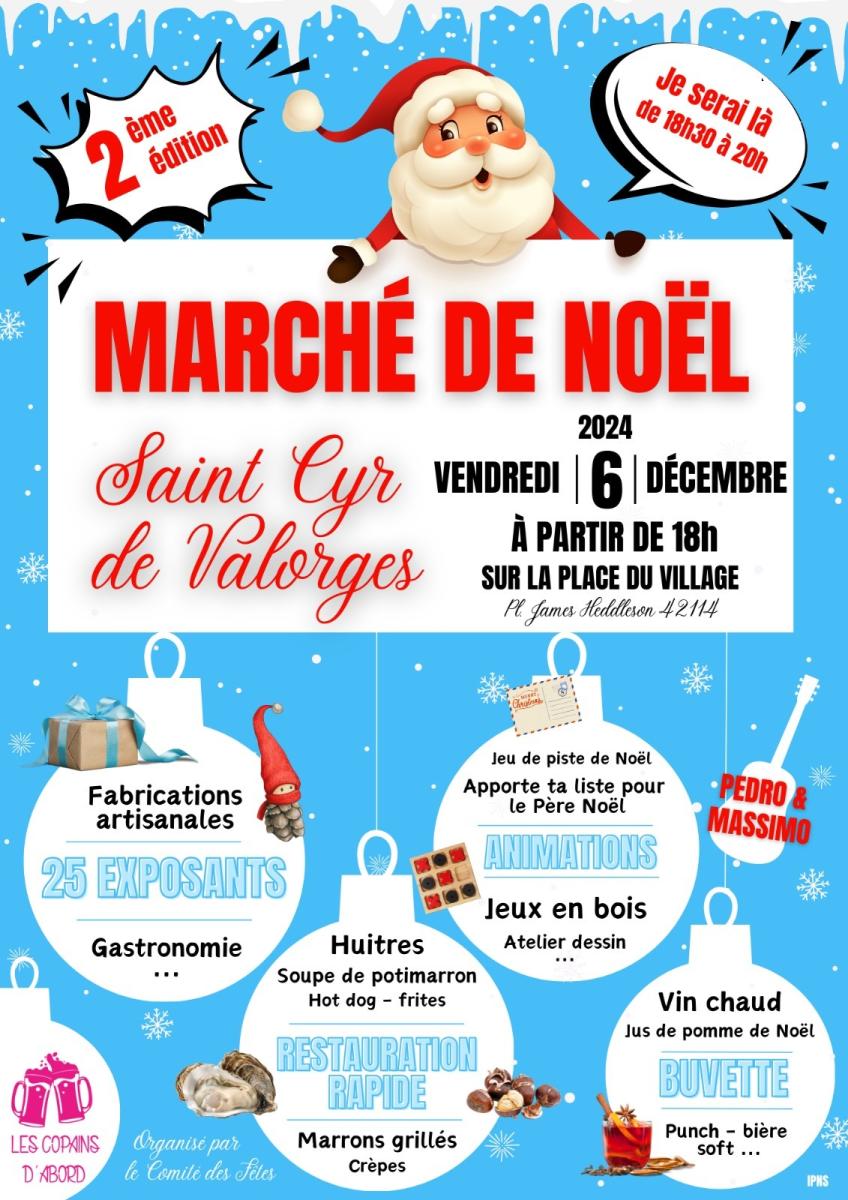 Marché de Noël à Saint Cyr !