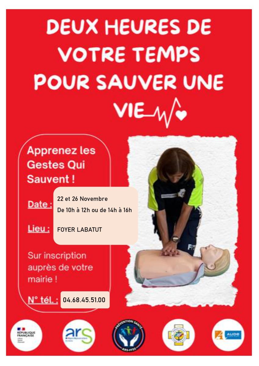 FORMATION GESTES QUI SAUVENT